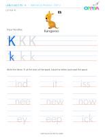 11 – Letter K (Step 2)