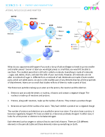2 – Atoms, Molecules & Matter