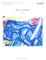 6 – Blue Horses (Pastel)