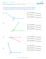 23 – Estimate, Measure & Calculate the Angle